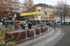 Kletteraktion gegen Urantransporte in Koblenz am 30.11.2018