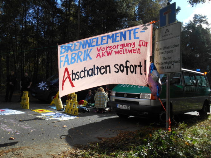 Protest in Lingen, 2014